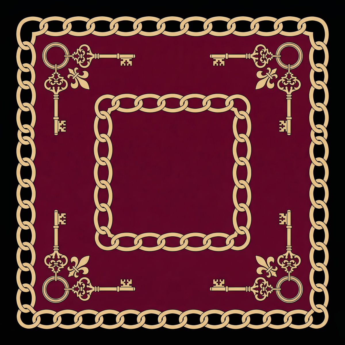 Le Carré Interdit — French Silk Scarf - Luxury Bondage | Day & Night