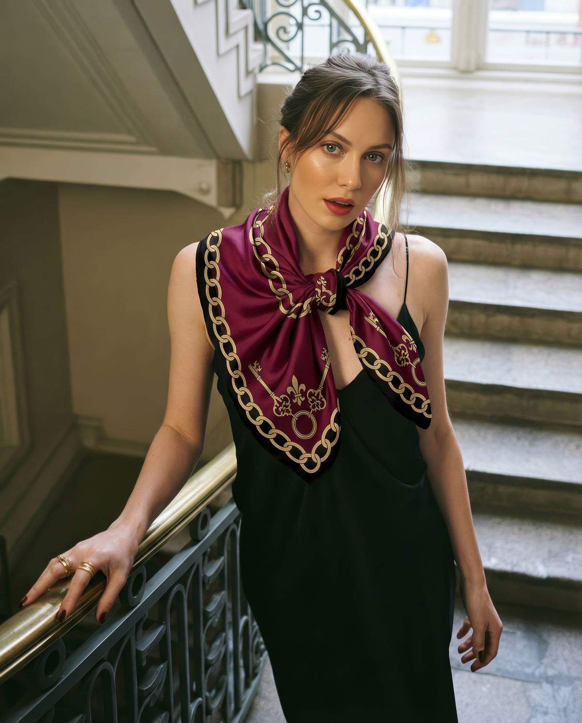 Le Carré Interdit — French Silk Scarf - Luxury Bondage | Day & Night